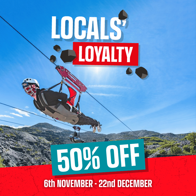 50 Off Zip World Locals Loyalty Returns for Winter 2023 Zip World